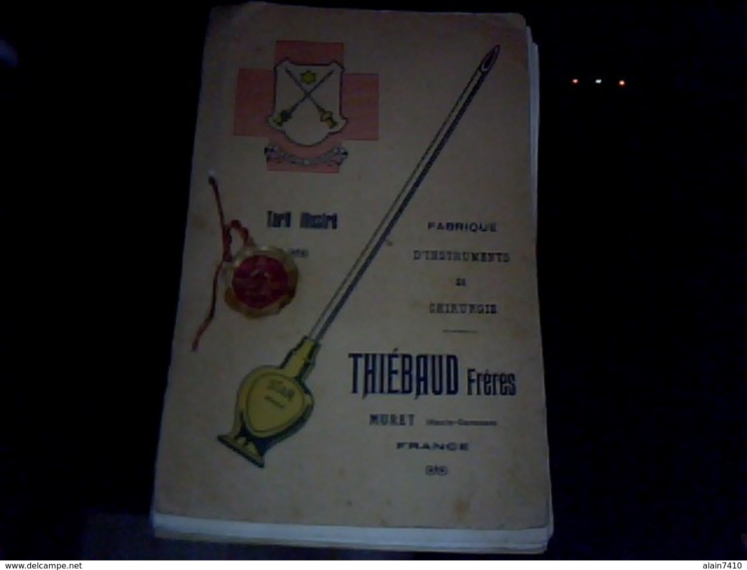 Catalogue Aiguilles Hypodermiques  Illustré Thiébaud Freres A Muret Hte Garonne  Fabrique D Instruments De Chirurgie - Autres & Non Classés