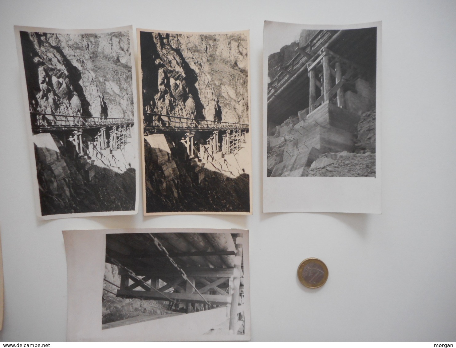 PHOTOGRAPHIES ANCIENNES, COL DE LA SCHLUCHT, 1945 TRAVAUX DU PONT,TOUS LES SCANS