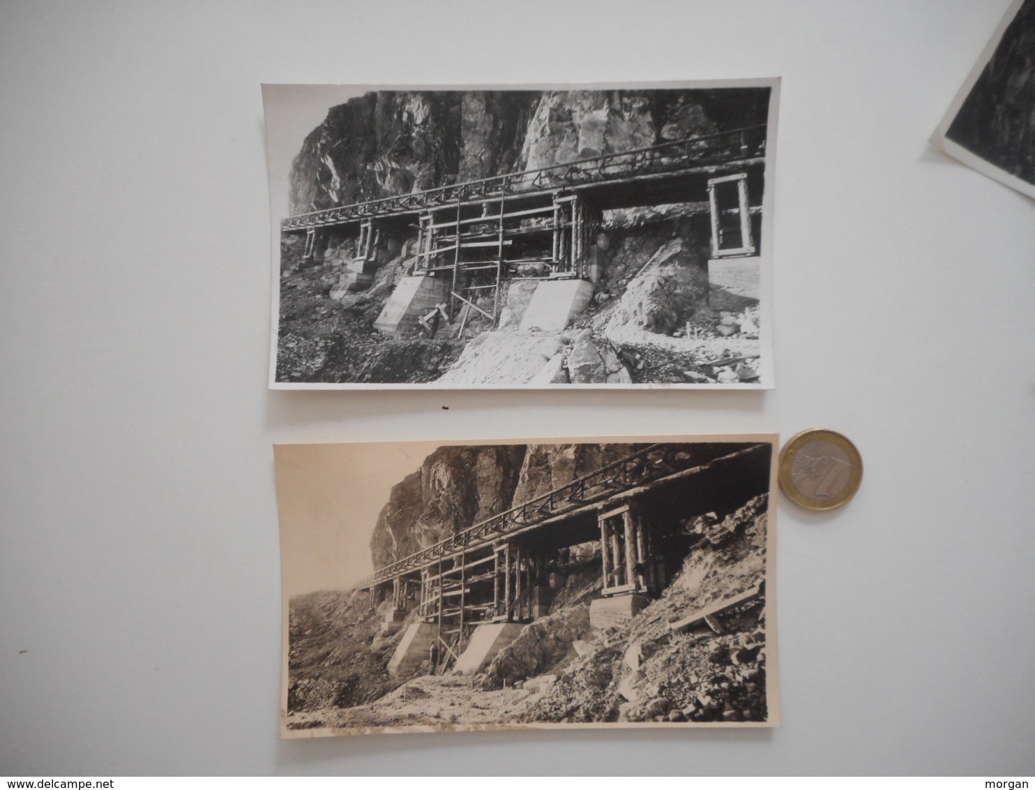 PHOTOGRAPHIES ANCIENNES, COL DE LA SCHLUCHT, 1945 TRAVAUX DU PONT,TOUS LES SCANS