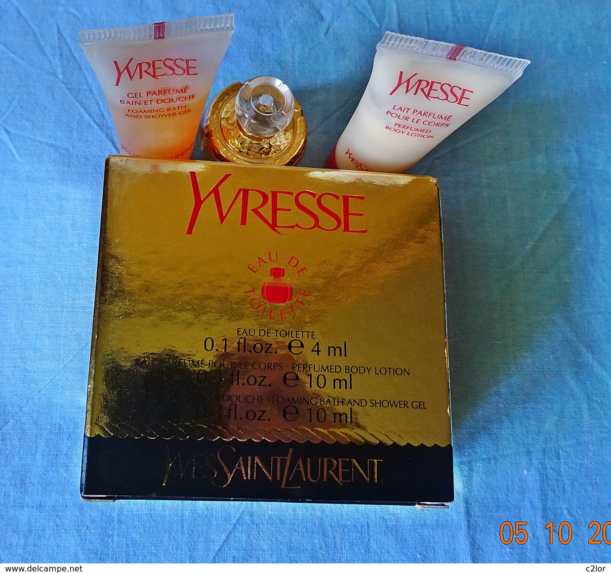 Coffret Miniature  "YVRESSE  " De YVES SAINT LAURENT (M076) - Miniatures Femmes (avec Boite)