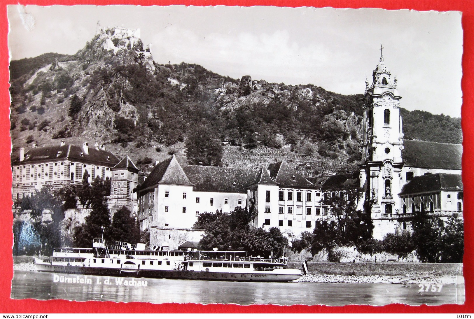 DONAU DAMPFER ``STADT WIEN`` AT DURNSTEIN I.D.WACHAU - Steamers