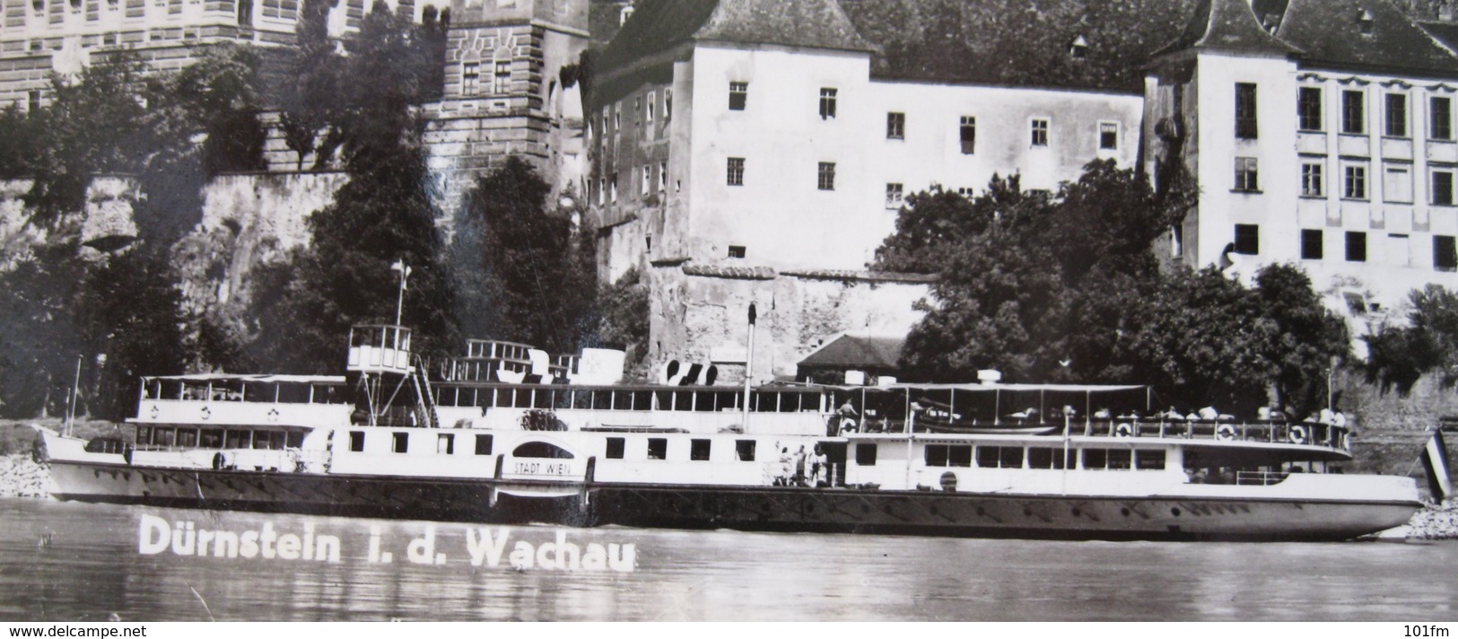 DONAU DAMPFER ``STADT WIEN`` AT DURNSTEIN I.D.WACHAU - Steamers