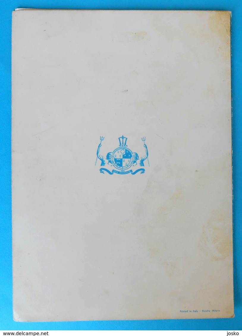 GREEK LINE - Original Vintage Lunch Menu (1966.) - T.s.s. QUEEN ANNA MARIA Ex RMS Empress Of Britain * Greece Grece - Other & Unclassified