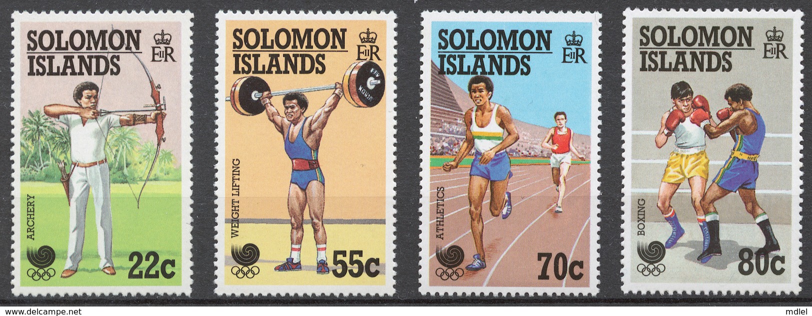 Solomon Islands 1988 Mi# 687-90** OLYMPIC GAMES SEOUL 1988 - Isole Salomone (1978-...)