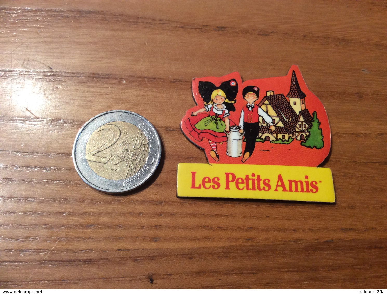 Magnet "Les Petits Amis" (fromage, Munster, Alsace) Type 1 - Magnets