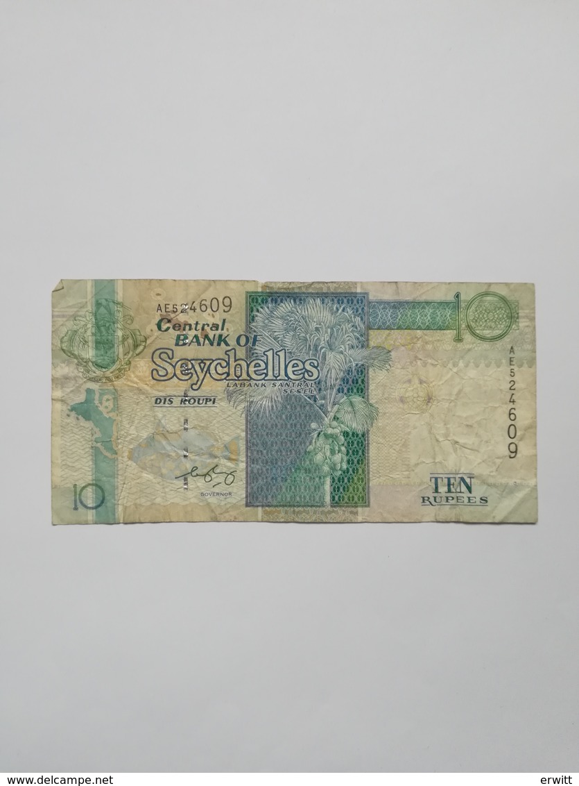 SEYCHELLES 10 RUPEES - Seychelles