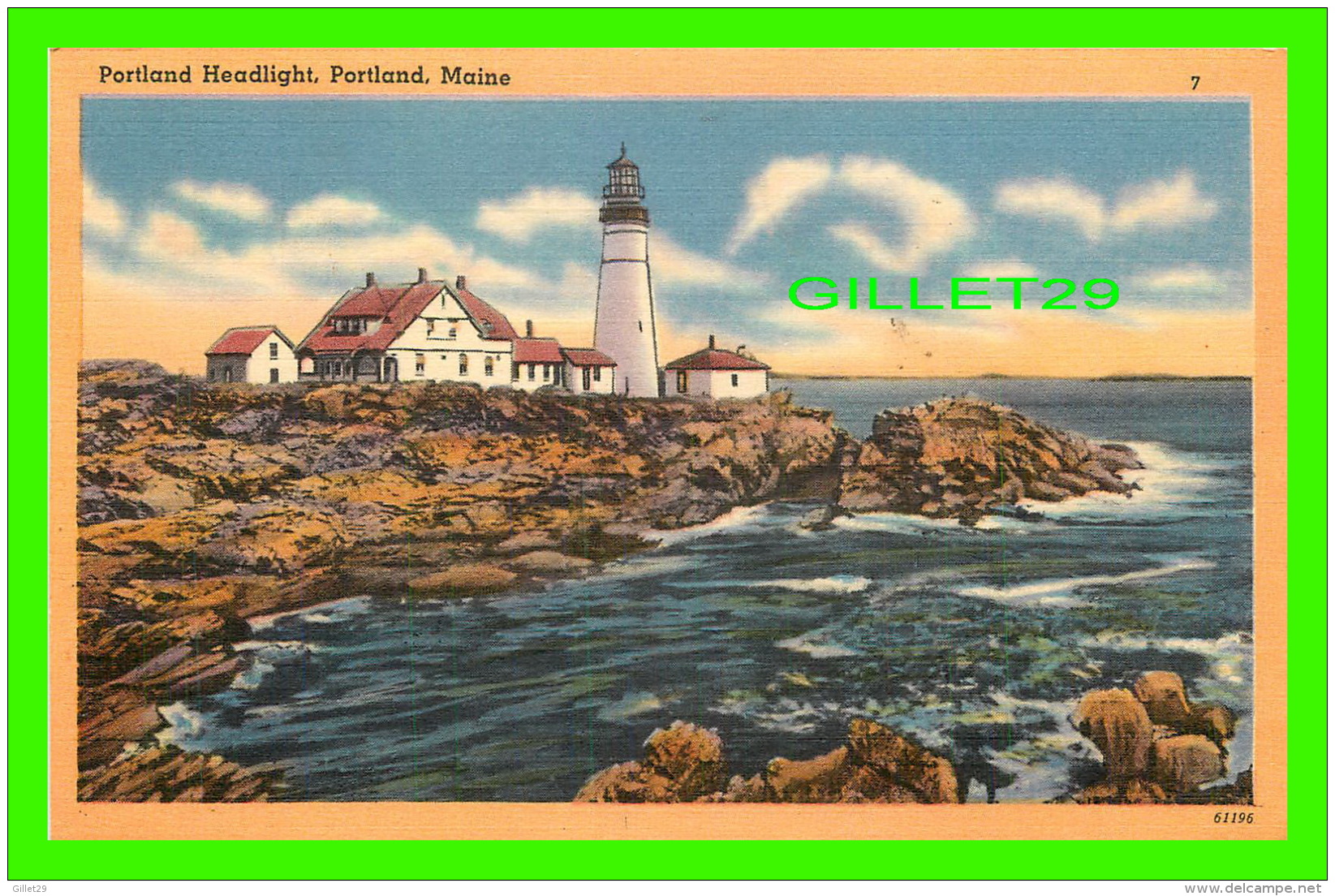 PHARES, LIGHTHOUSE - PORTLAND HEADLIGHT -  TICHNOR BROS INC - - Leuchttürme