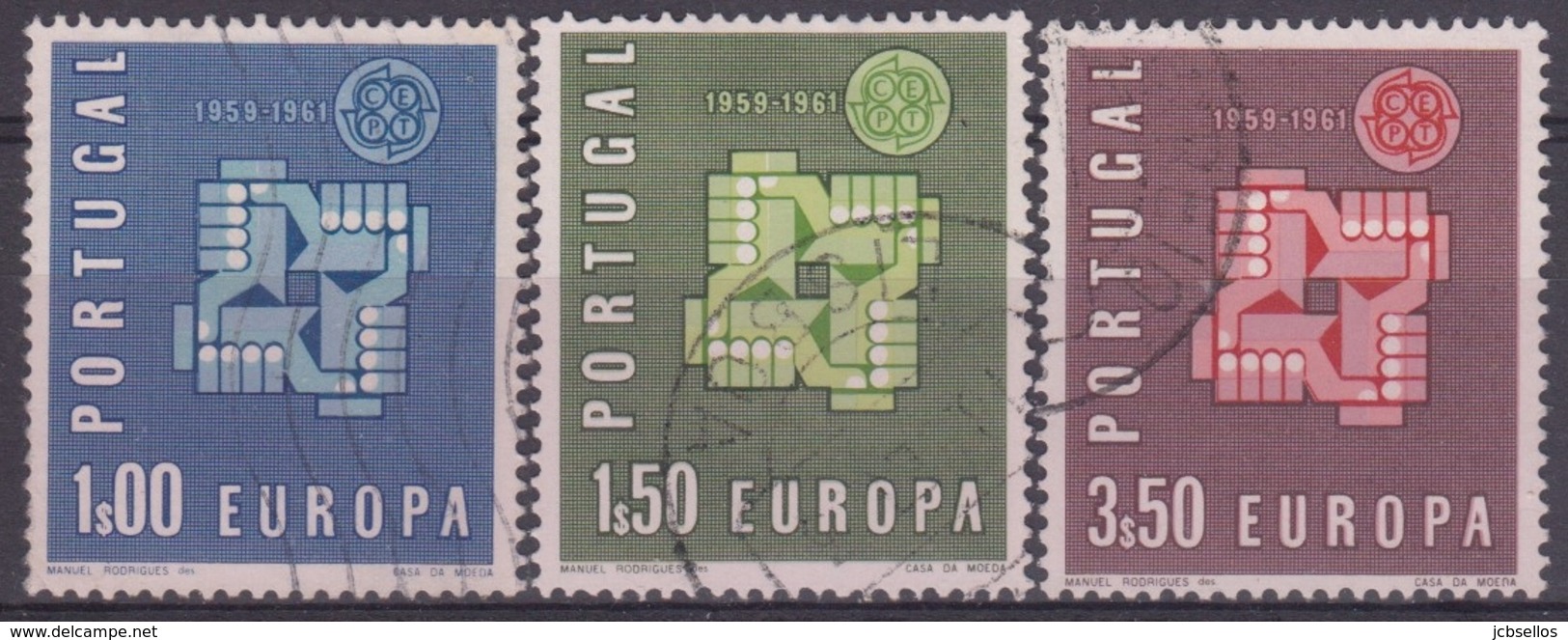 PORTUGAL 1961 Nº 888/90 USADO - Usado