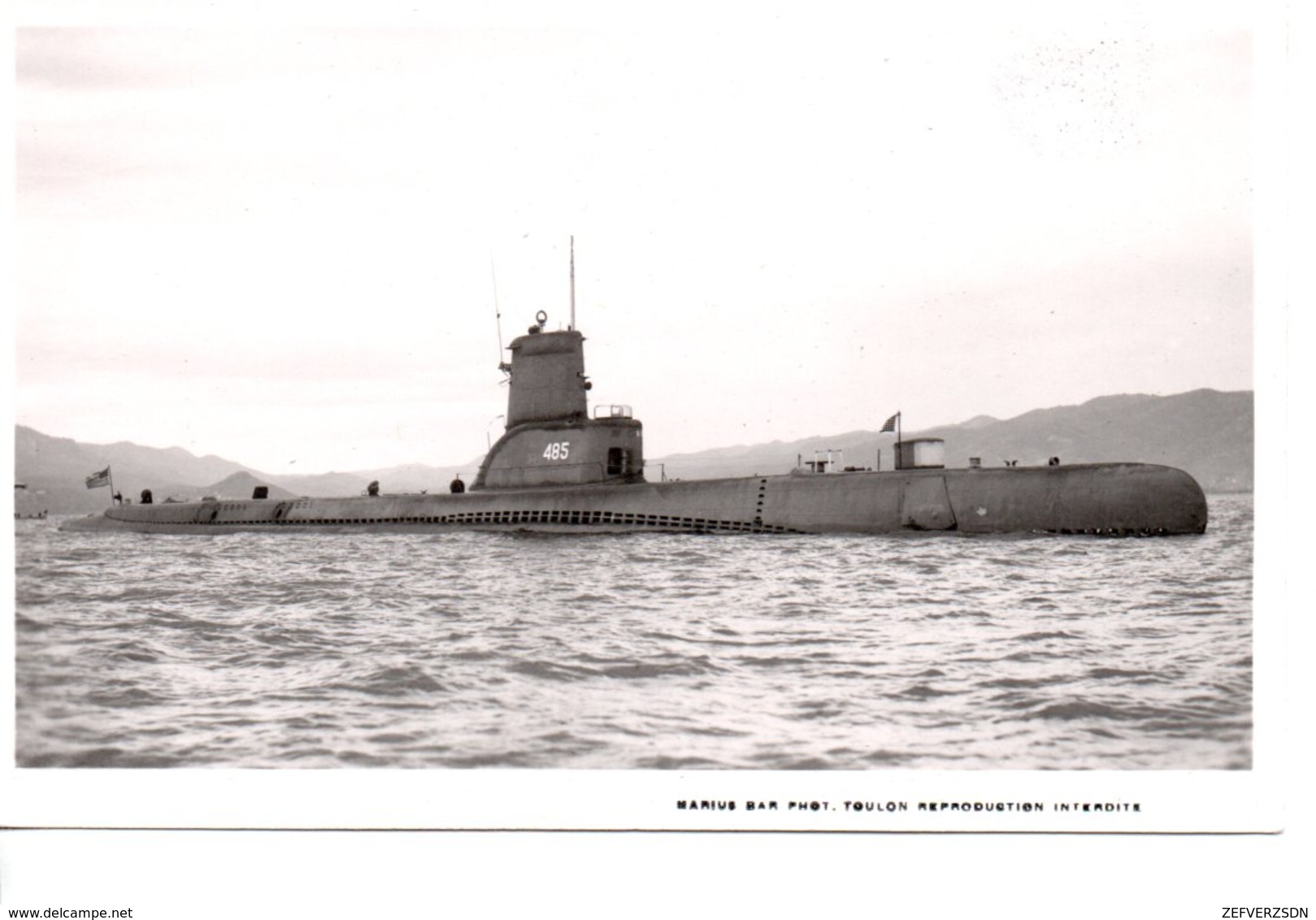 SOUS MARINS MARIN MARINE MILITAIRE MILTARIA TOULON USS SIRAGO - Submarines