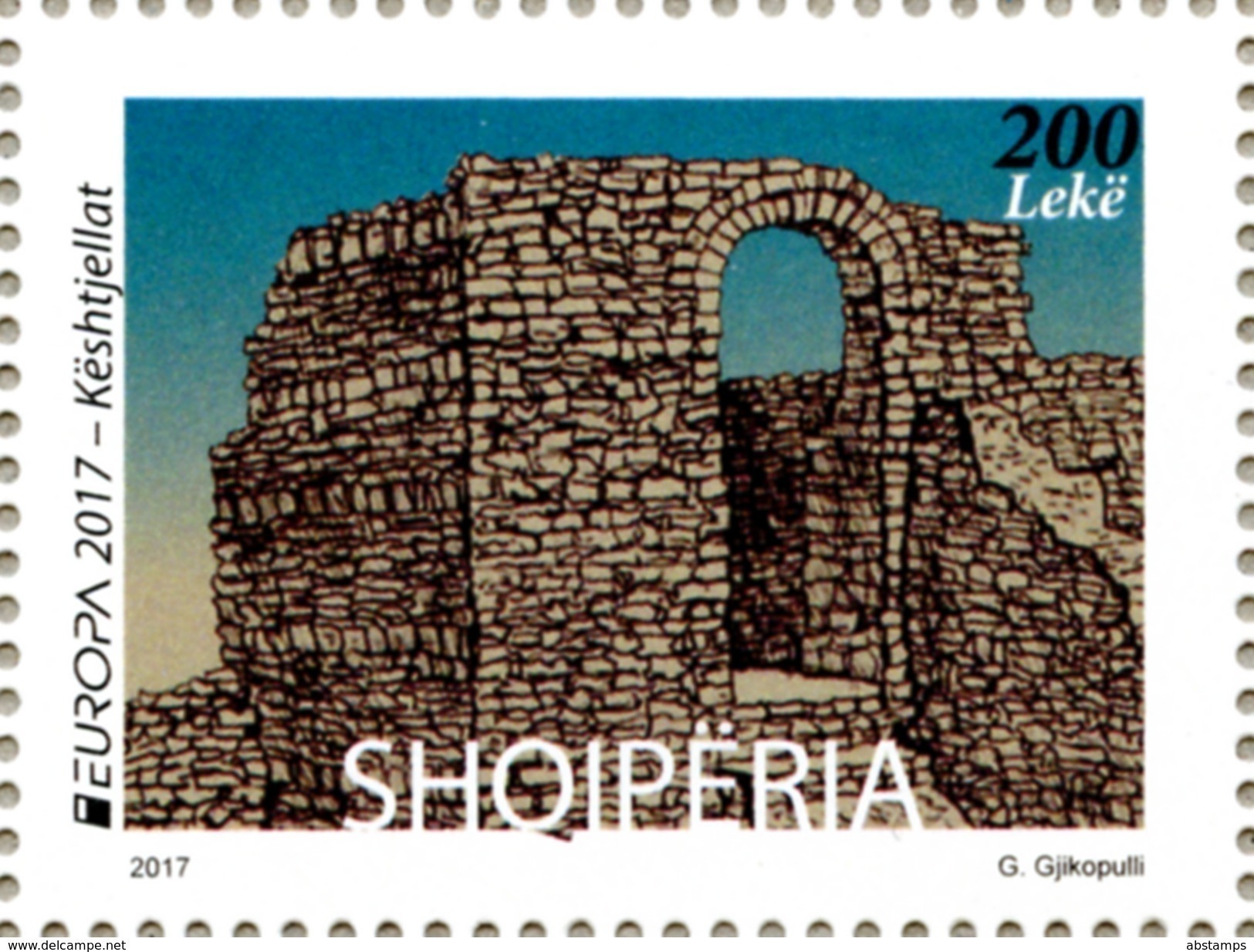 Albania Stamps 2017. Europa/Europe CEPT: Castles. Set MNH - Albania