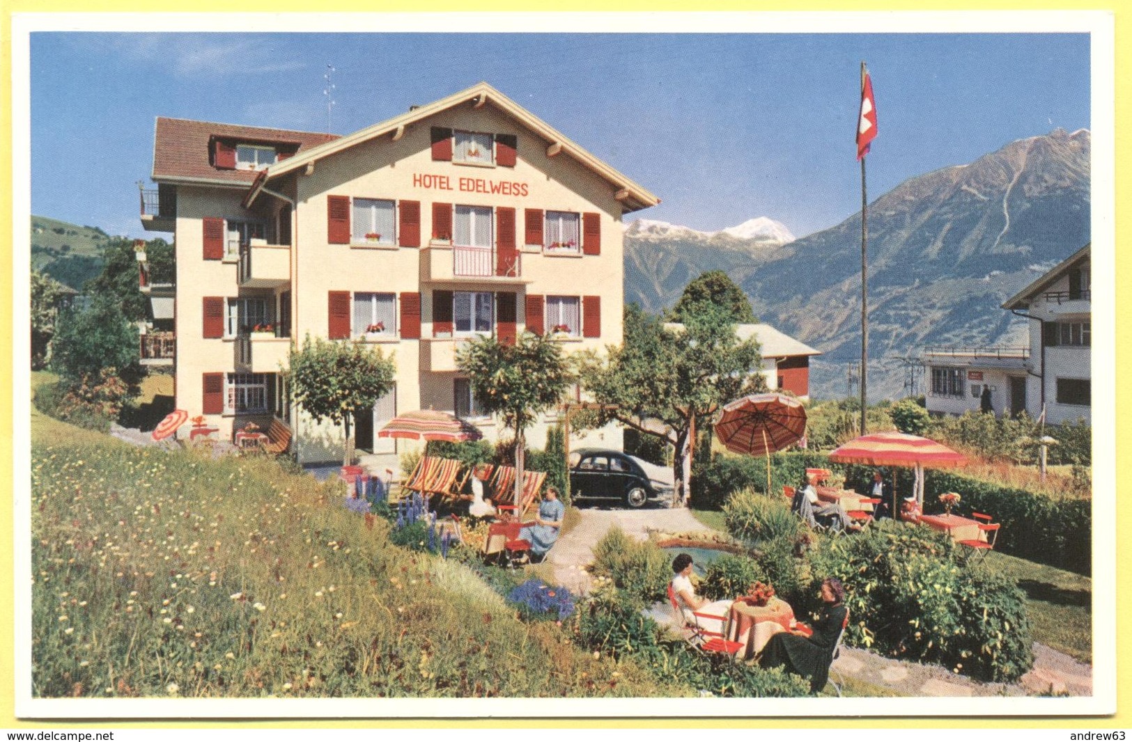 SVIZZERA - HELVETIA - Unterbäch - Hotel Edelweiss - Not Used - Unterbäch