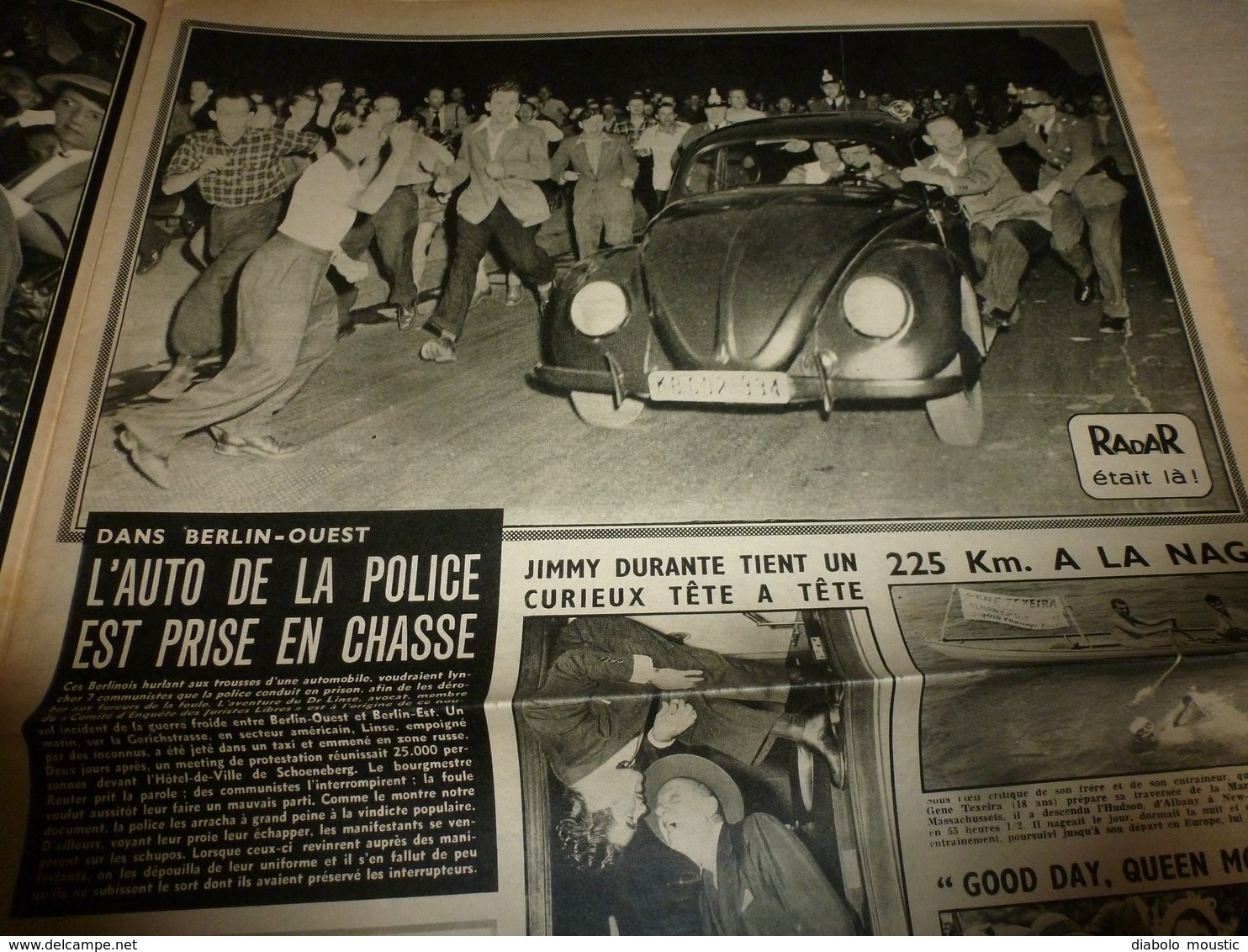 1952 RADAR:Homme Contre Requin à Beg-Meil;Saïgon;Guerre-Corée;Eva Peron;Coppi,Robic;Enfant Enchainé à Camden;Toulouse;et - 1950 - Heute