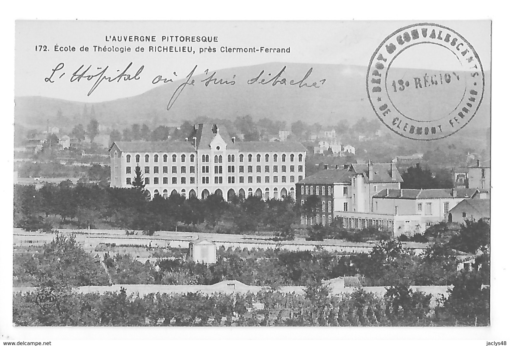 Clermont-Ferrand  (cpa 63)  Ecole De Théologie De Richelieu -  L 1 - Clermont Ferrand