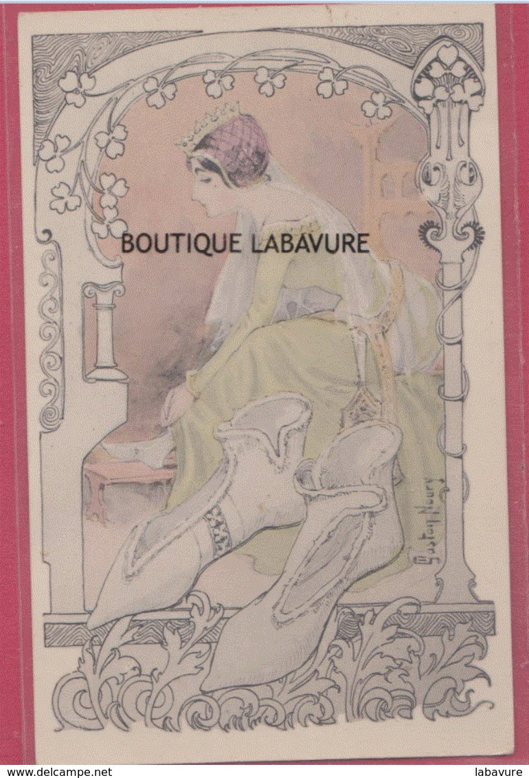 ILLUSTRATEUR Gaston NOURY-----9 CPA--Série Complete Les Chaussures---légérement Colorisée--Belles Cartes--Précurseur - Sonstige & Ohne Zuordnung