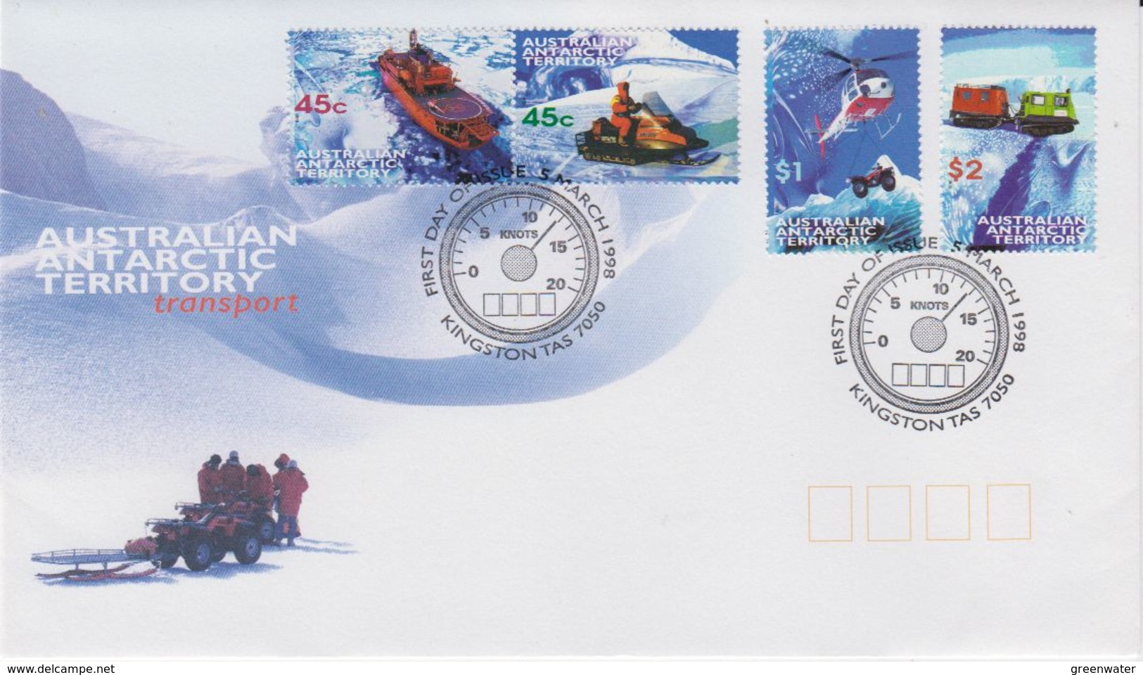 AAT 1998 Transport 4v FDC ** Mnh (F7544) - FDC