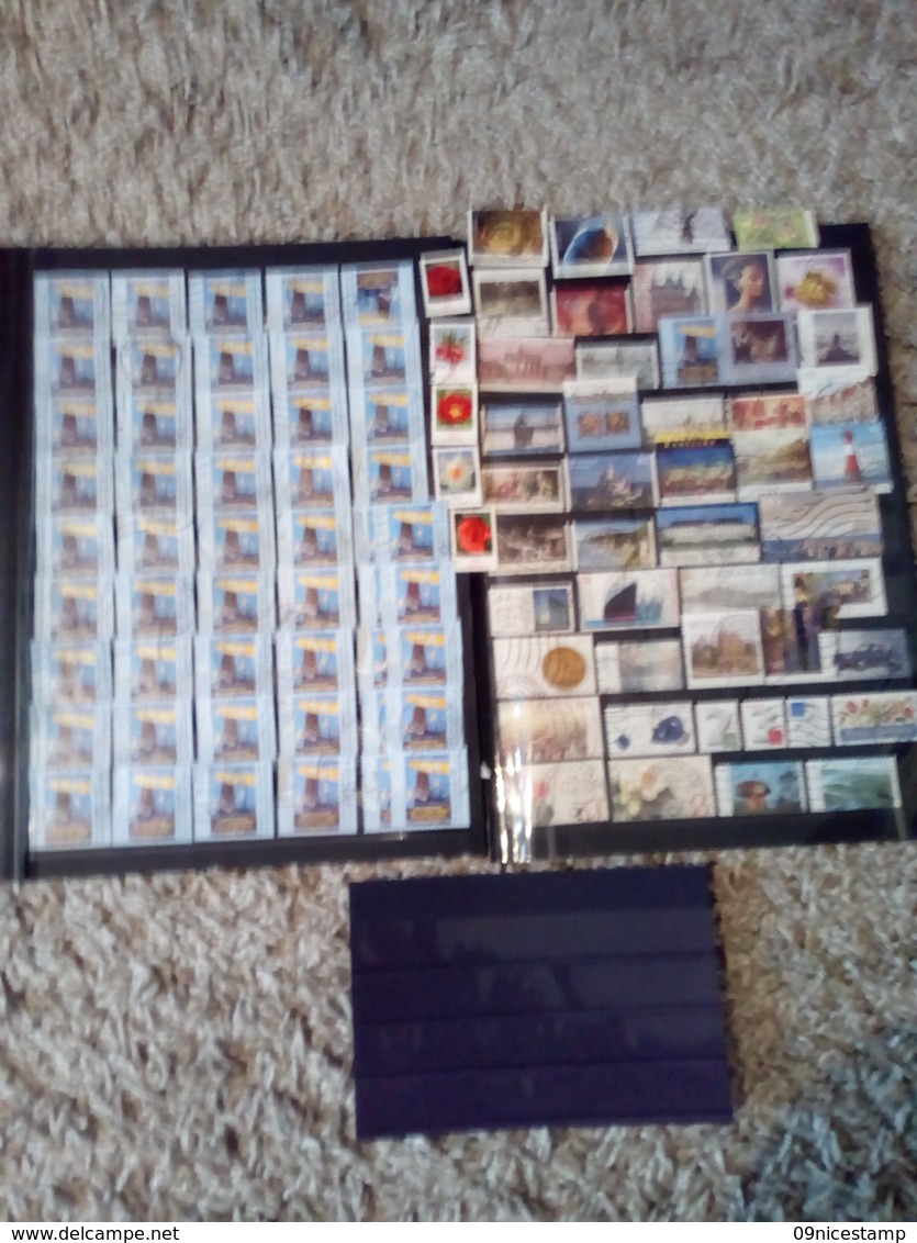 100 Stamps Of Germany. Look Text - Collezioni