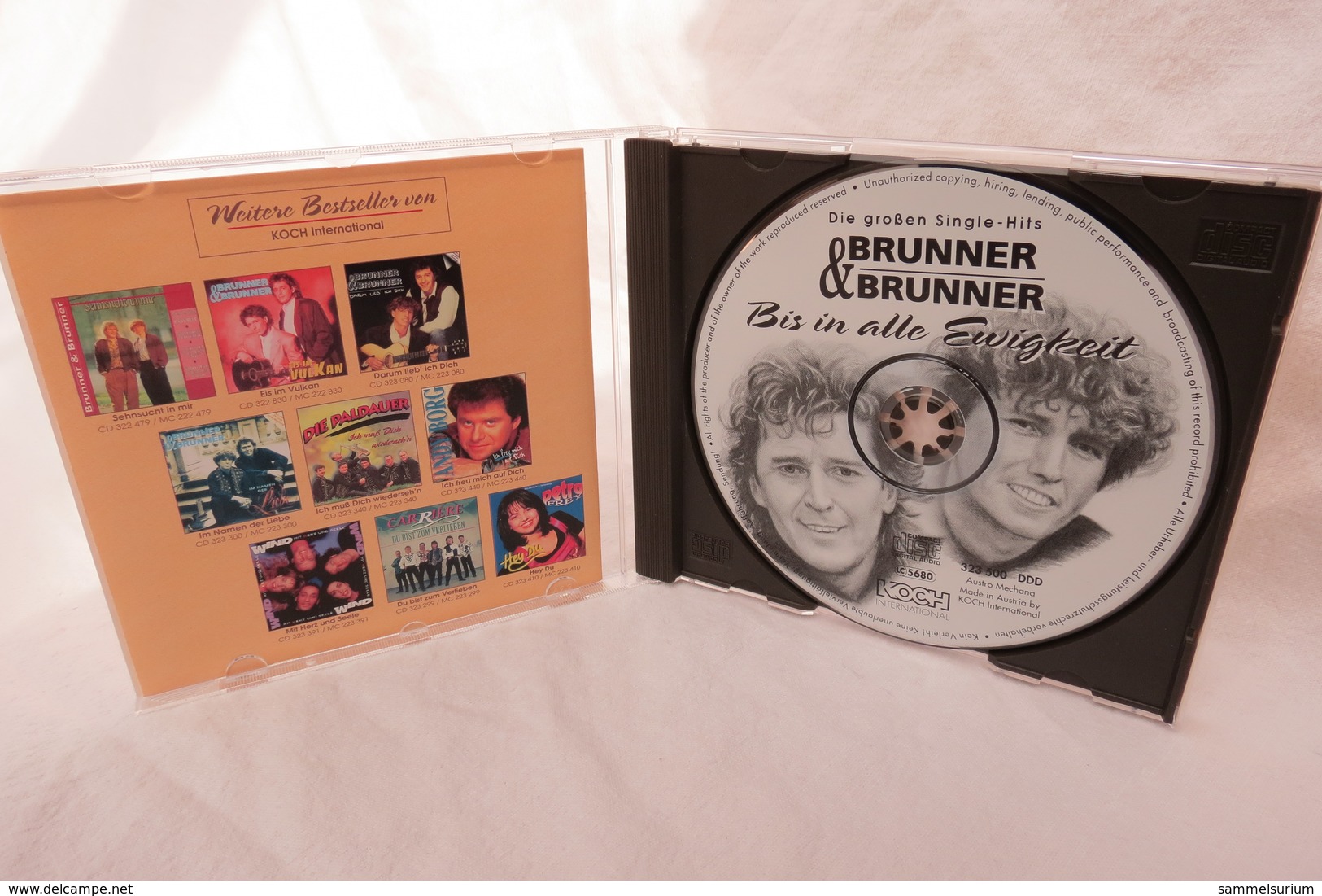 CD "Brunner & Brunner" Bis In Alle Ewigkeit, Die Grossen Single-Hits - Altri - Musica Tedesca