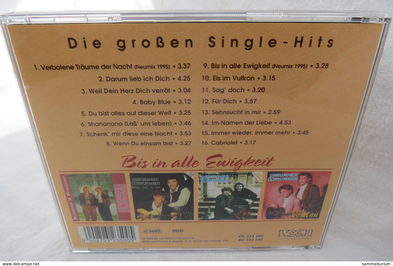CD "Brunner & Brunner" Bis In Alle Ewigkeit, Die Grossen Single-Hits - Andere - Duitstalig