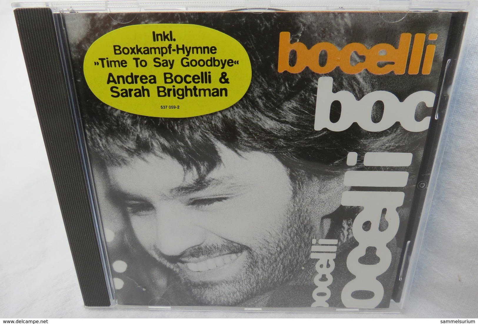 CD "Andrea Bocelli" Mit Bonus Track Boxkampf-Hymne Time To Say Goodbye Mit Sarah Brightman - Sonstige & Ohne Zuordnung