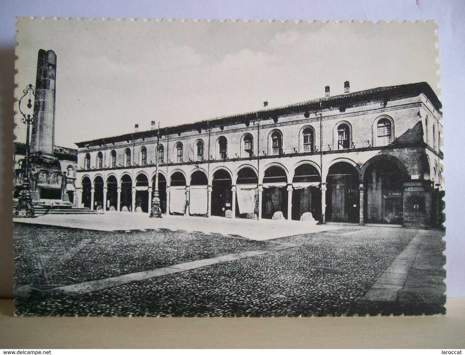 1958 - Imola - Palazzo Sersanti - Palazzo Riario - Cartolina Storica Originale Firmata Dal Grande Angelo Banzola - Imola