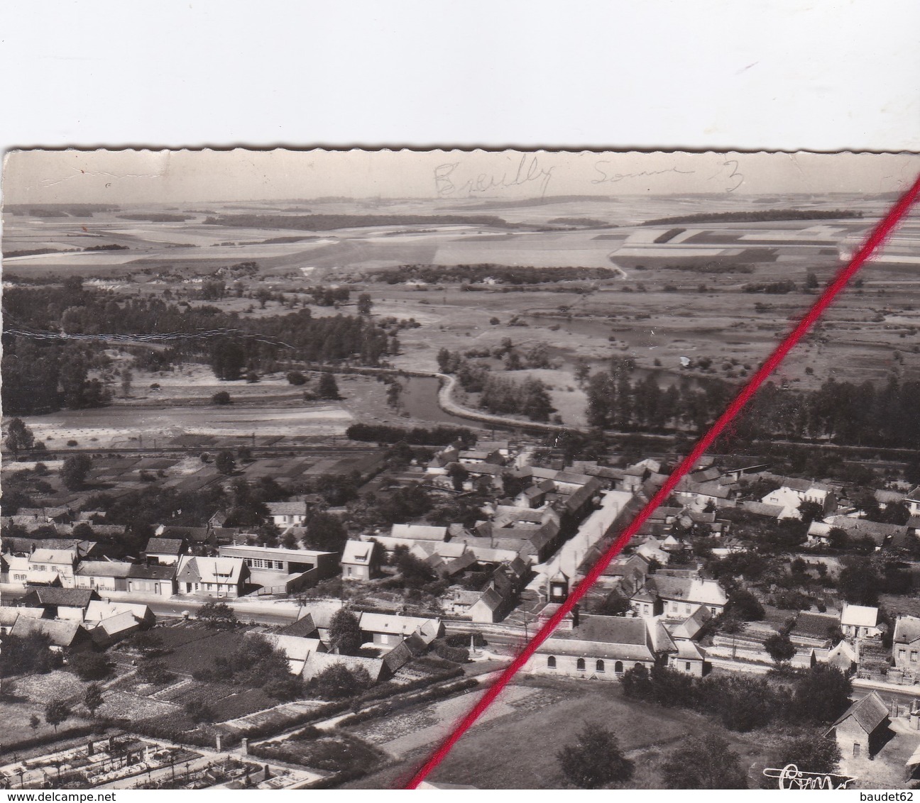 CP 80 - BREUILLY  -   Vue Aérienne    (points De Colle Verso) - Autres & Non Classés