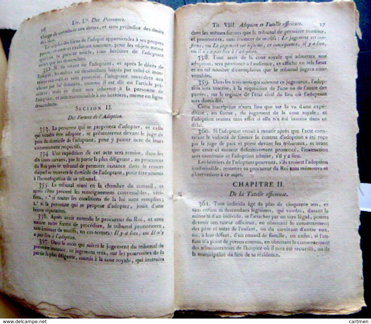 DROIT CODE CIVIL NOUVELLE EDITION DU CODE CIVIL DE 1816 ANNULANT LE CODE NAPOLEON DE 1804 - Décrets & Lois