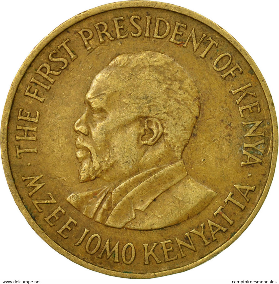 Monnaie, Kenya, 5 Cents, 1970, TTB, Nickel-brass, KM:10 - Kenya