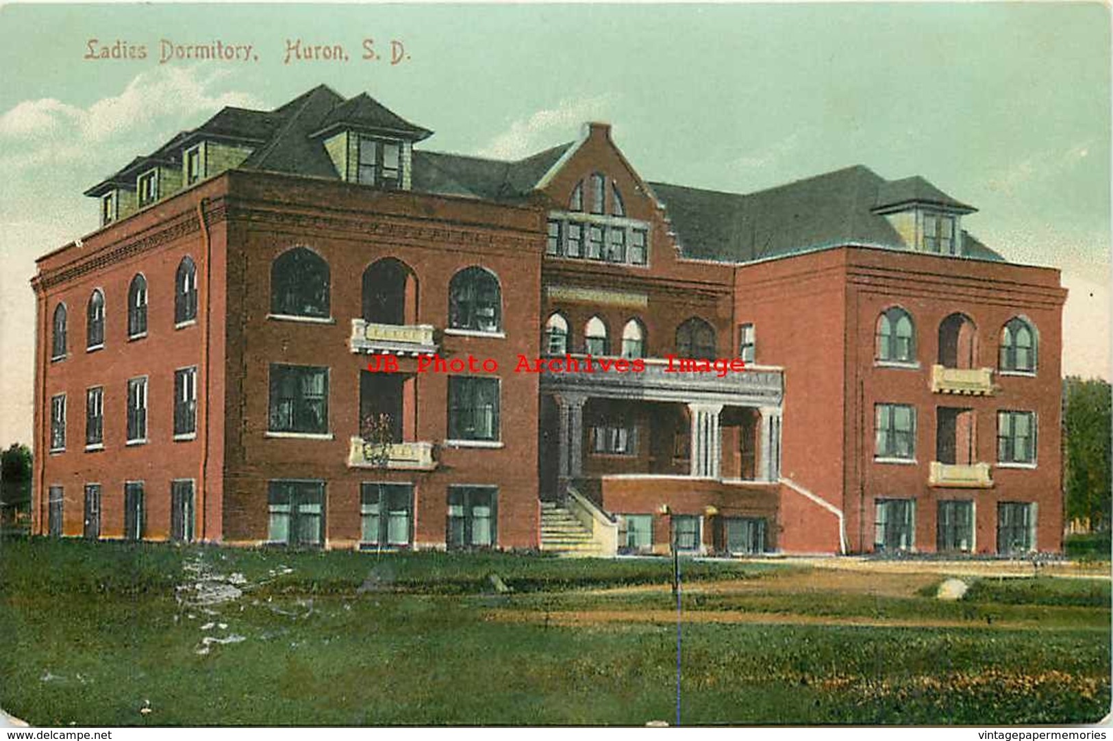 274555-South Dakota, Huron, Ladies Dormitory, 1911 PM, S Langsdorf No E 14 233 - Andere & Zonder Classificatie