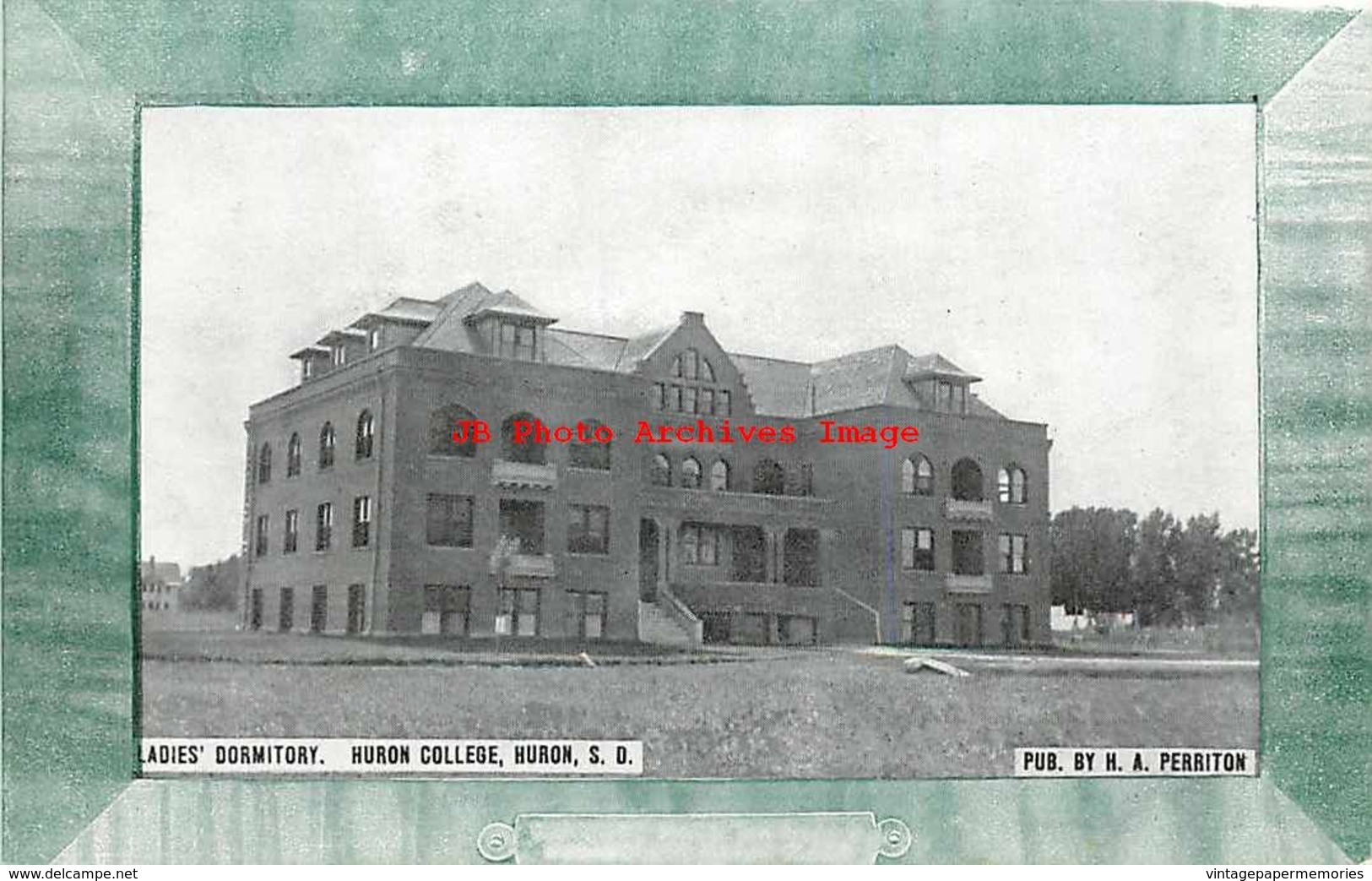 274557-South Dakota, Huron, College Ladies Dormitory, H.A. Perriton - Other & Unclassified