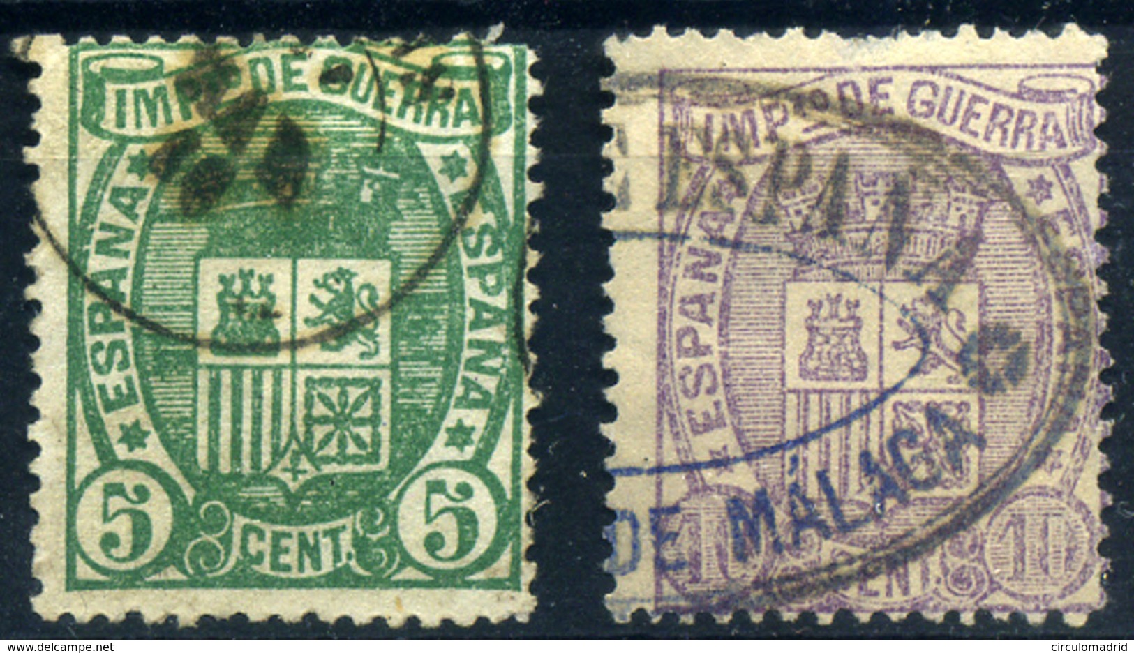 España Nº 154/55. Año 1875 - Used Stamps