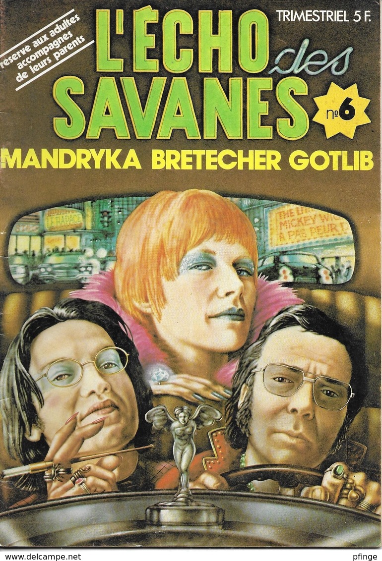 L'écho Des Savanes Trimestriel N°6, 1974 - L'Echo Des Savanes