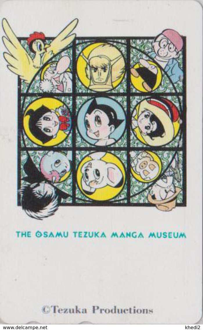 Télécarte Japon / 110-011 - MANGA - MUSEE TEZUKA MUSEUM - VITRAIL - STAINED GLASS Japan Phonecard - 10719 - Comics