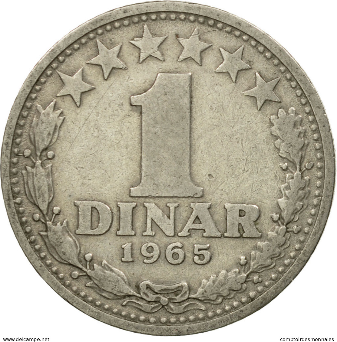 Monnaie, Yougoslavie, Dinar, 1965, TTB, Copper-nickel, KM:47 - Yugoslavia