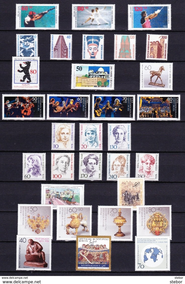 Duitsland Berlin 1988 Nr 759/91 Compleet **, Zeer Mooi Lot K 306 ( Cat + 90 &euro; ) Bieden Vanaf 1 €, KOOPJE - Collections (sans Albums)