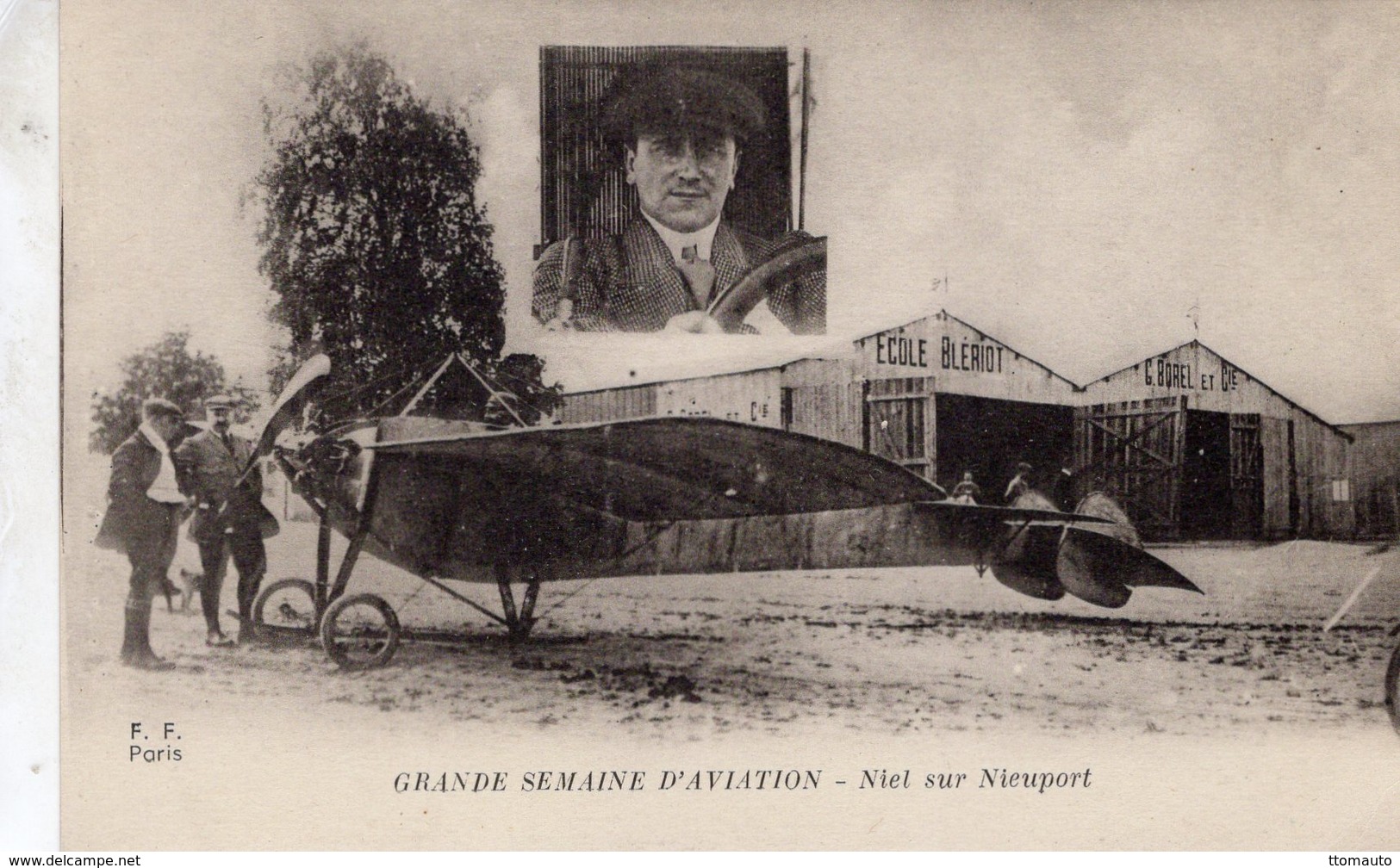 Grande Semaine D'Aviation  - Niel Sur Nieuport Au Ecole Blériot   -  CPA - ....-1914: Vorläufer