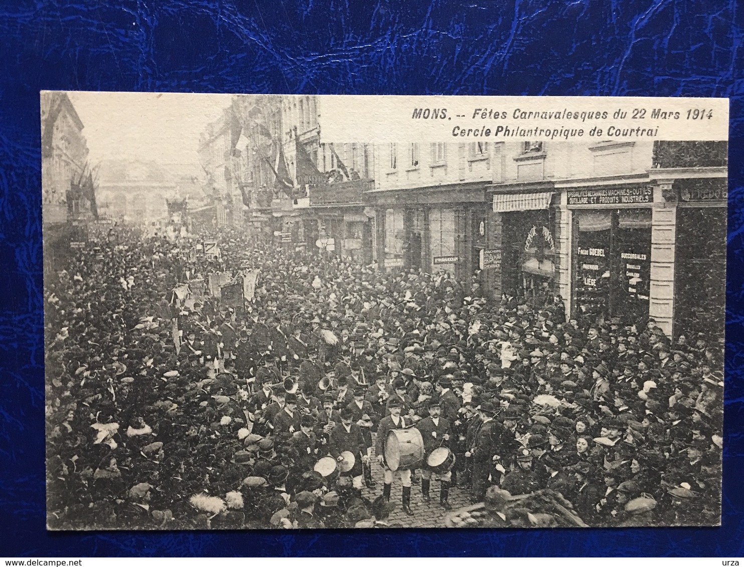 Mons/-les Fêtes Carnevalesques Du 22 Mars 1914-lot De 8 Cpa-animée - Mons