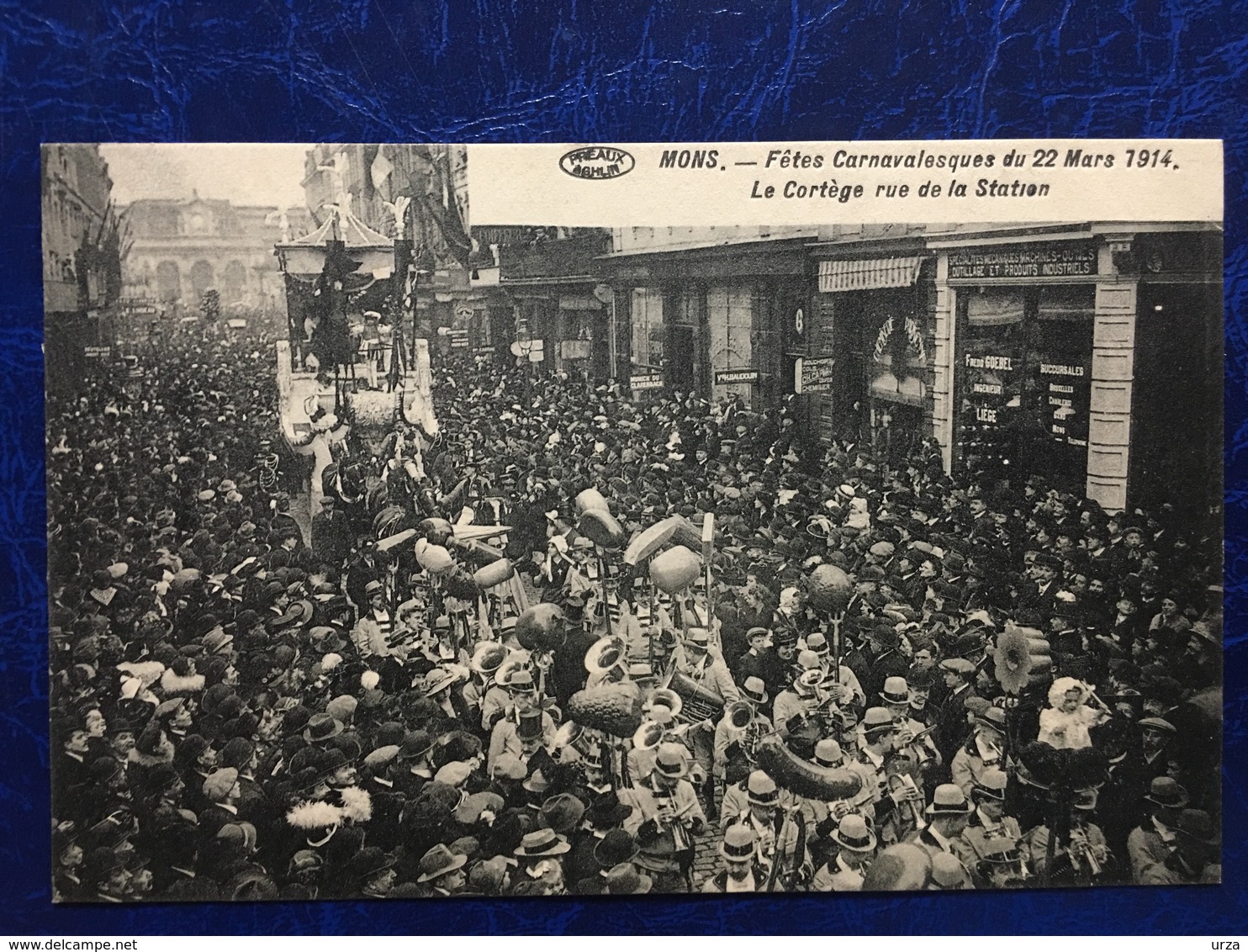 Mons/-les Fêtes Carnevalesques Du 22 Mars 1914-lot De 8 Cpa-animée - Mons