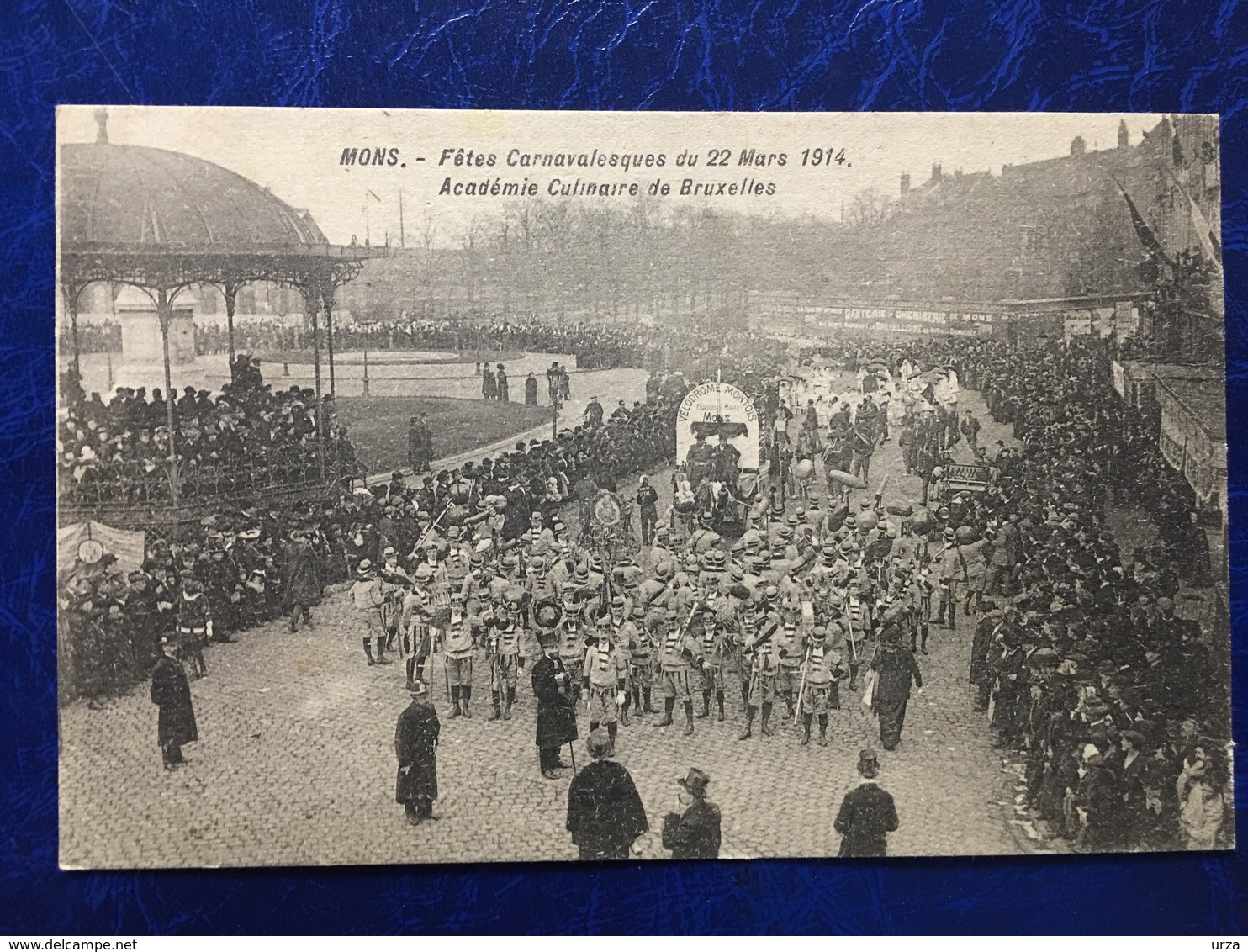 Mons/-les fêtes carnevalesques du 22 Mars 1914-lot de 8 cpa-animée