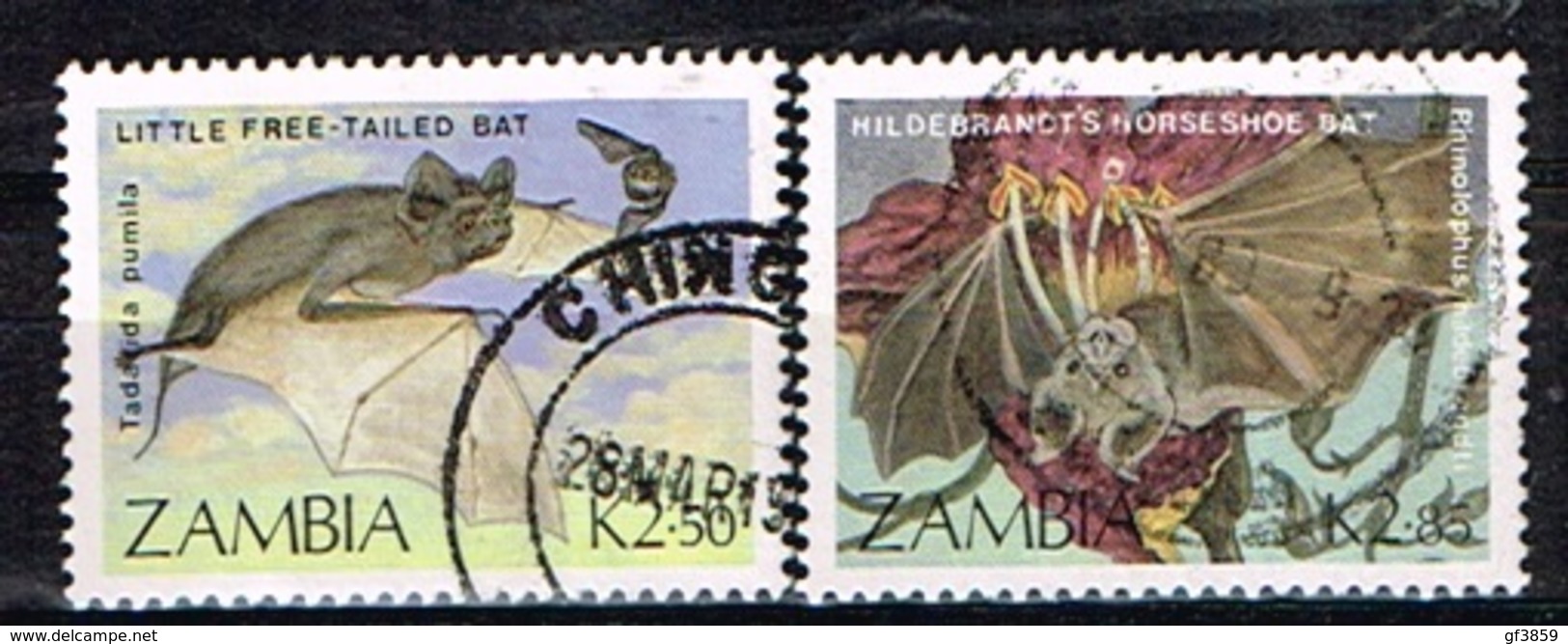 ZAMBIE / Oblitérés / Used/1989 - Chauves-Souris - Zambie (1965-...)