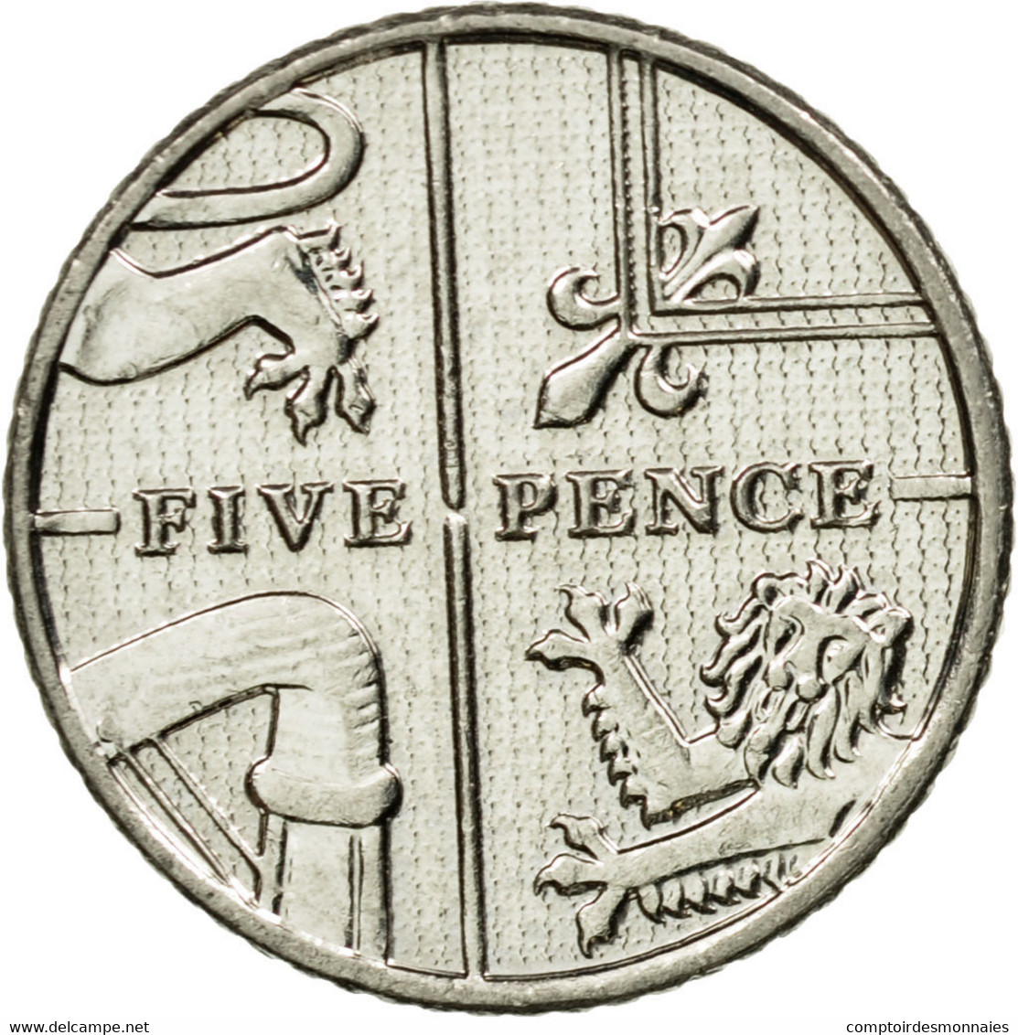 Monnaie, Grande-Bretagne, Elizabeth II, 5 Pence, 2013, British Royal Mint, SUP - 5 Pence & 5 New Pence