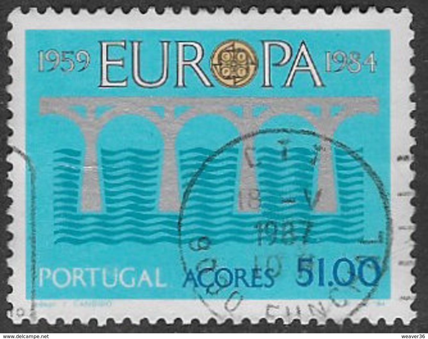 Azores SG454 1984 Europa 51E Good/fine Used [38/31437/6D] - Azores