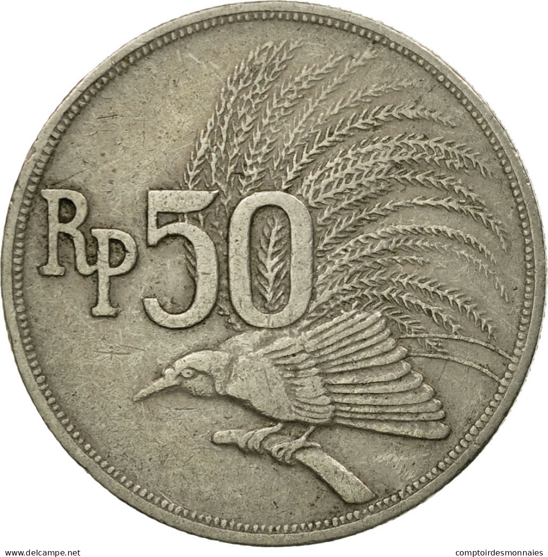 Monnaie, Indonésie, 50 Rupiah, 1971, TTB, Copper-nickel, KM:35 - Indonésie