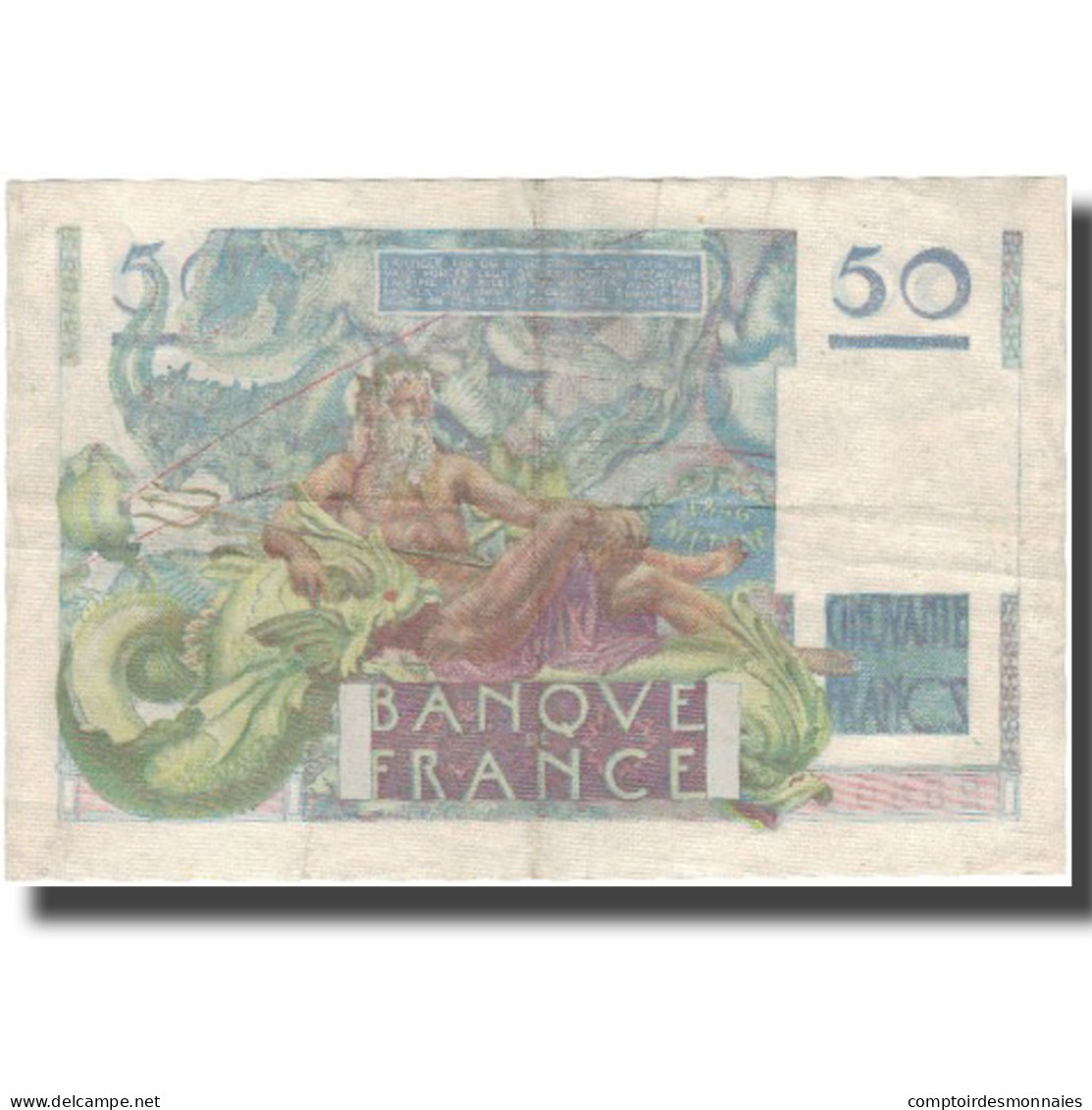 France, 50 Francs, 50 F 1946-1951 ''Le Verrier'', 1949, 1949-11-03, TTB - 50 F 1946-1951 ''Le Verrier''