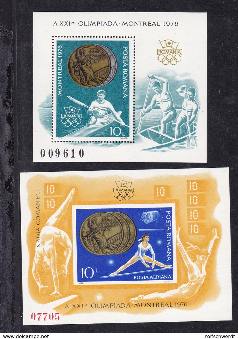 Olympische Sommerspiele Montreal 1976 Olympiasieger, Blockpaar ** - Other & Unclassified
