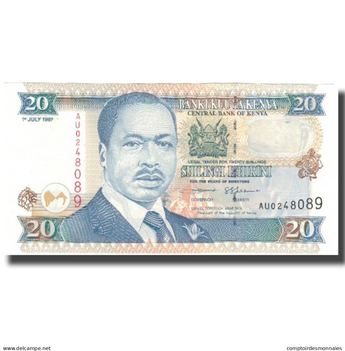 Billet, Kenya, 20 Shillings, 1997, 1978-07-01, KM:35b, NEUF - Kenya