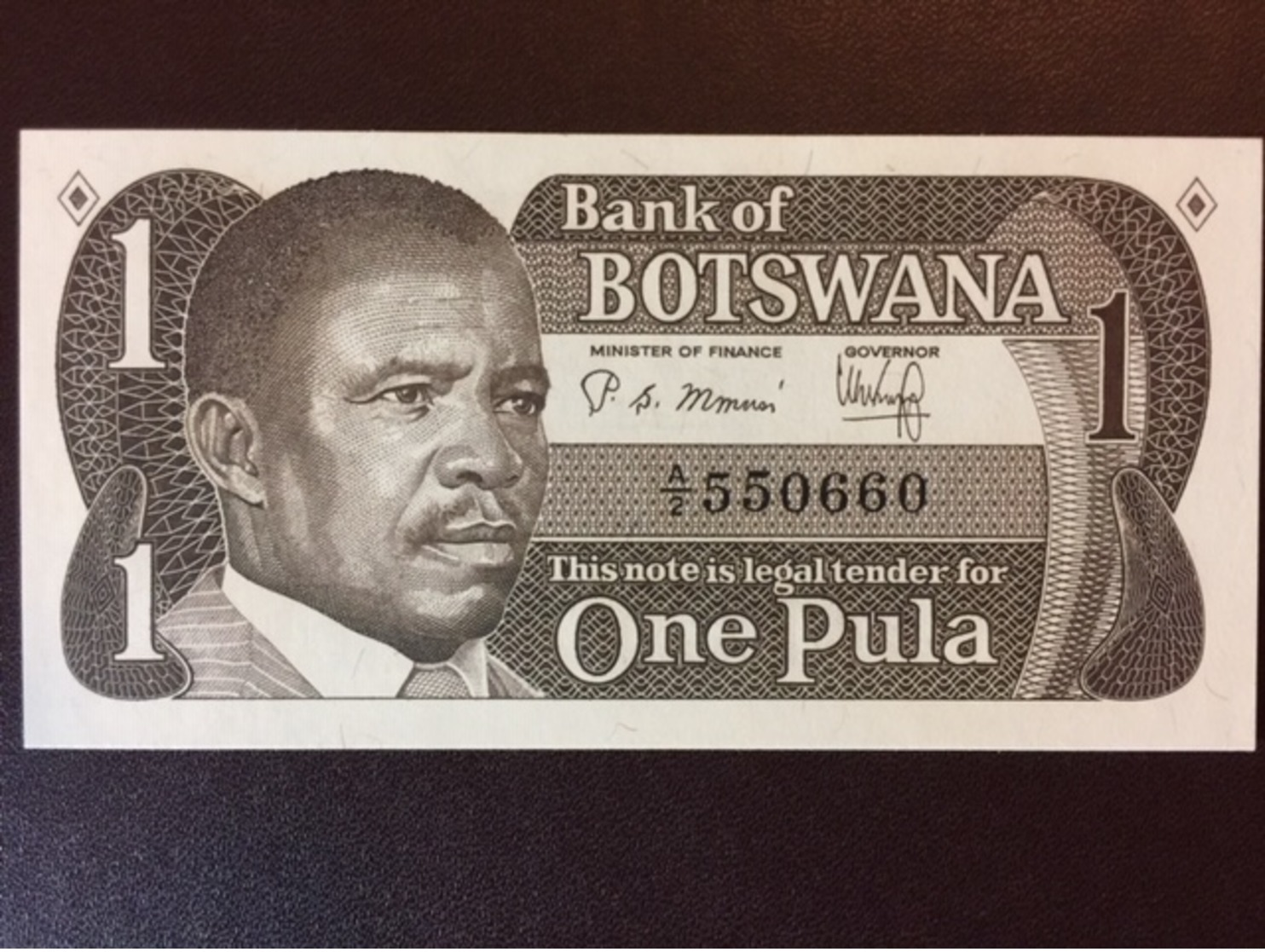 BOSTWANA P6A 1 PULA 1983 UNC - Botswana