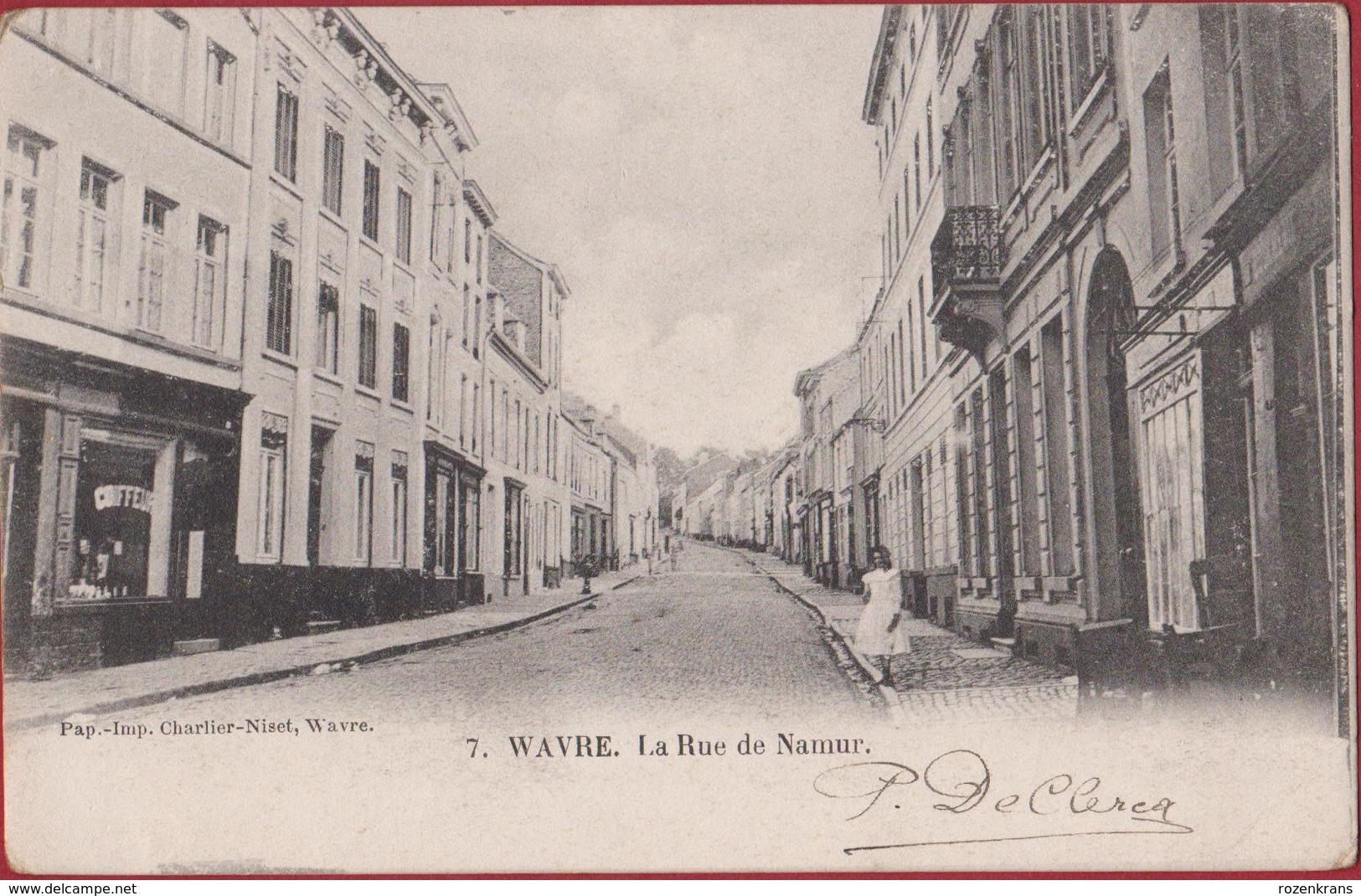 Wavre Waver La Rue De Namur Geanimeerd Animee - Wavre