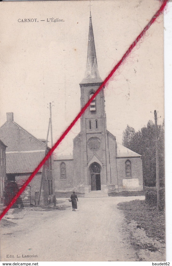 CP 80 -  CARNOY   -   L'église - Autres & Non Classés