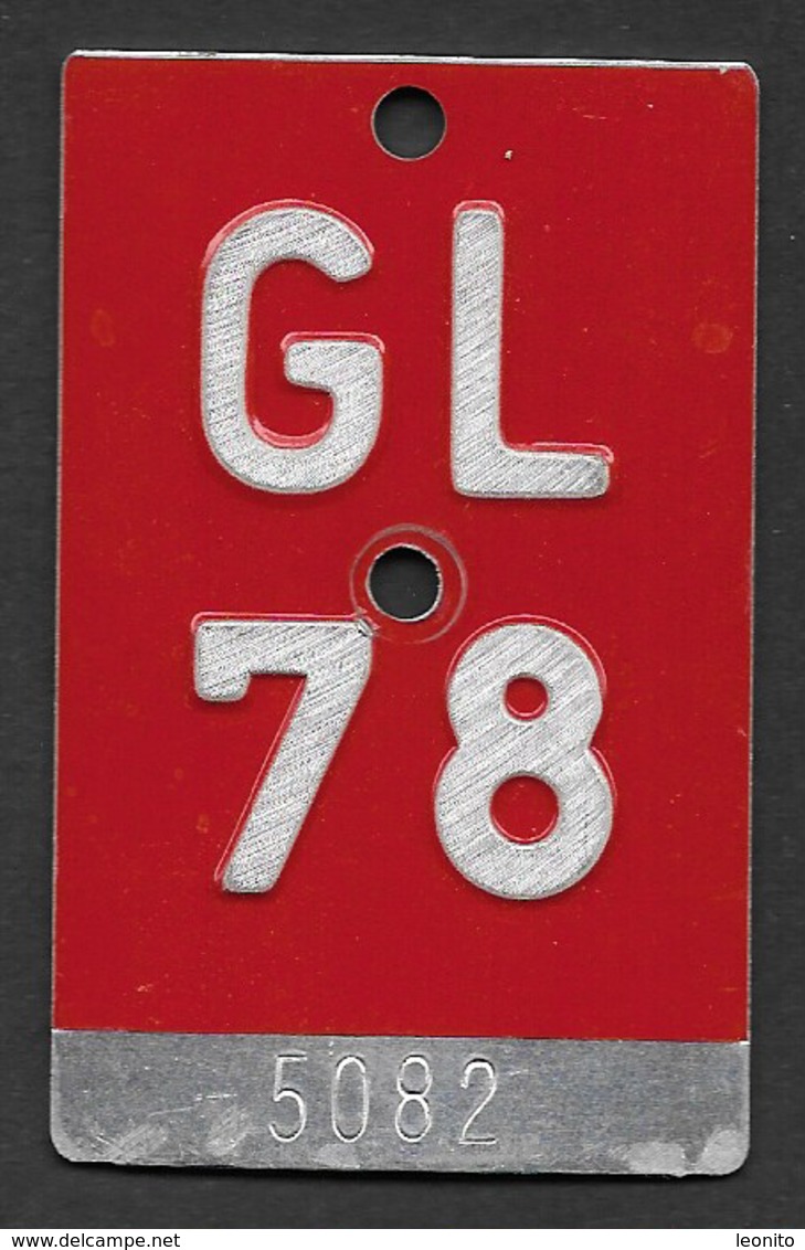 Velonummer Glarus GL 78 - Plaques D'immatriculation