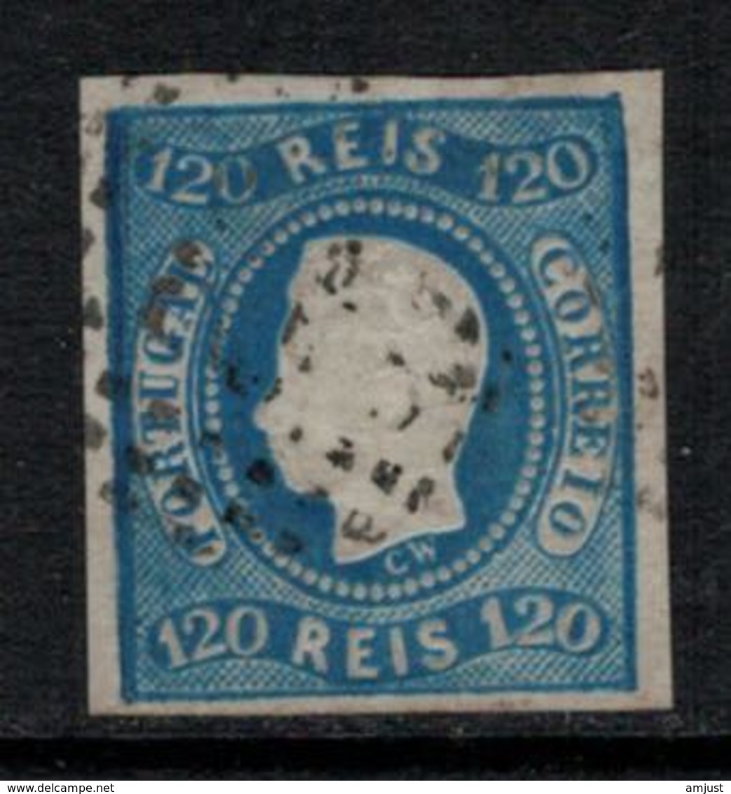 Portugal // 1866 // 120r  Bleu - Oblitérés